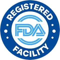FDA registered facility badge badge